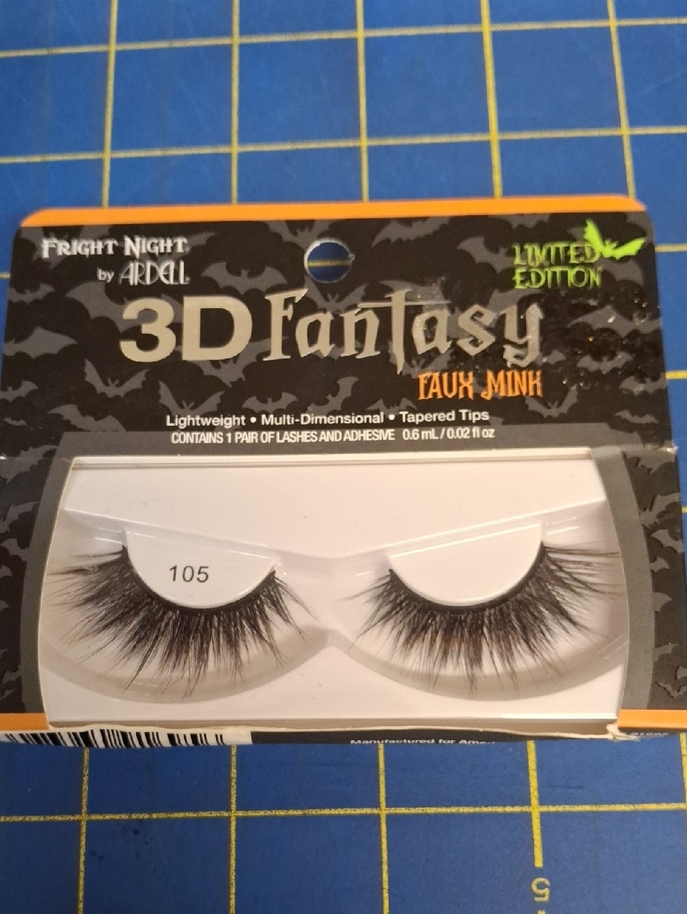 Ardell Fright Night 3D Fantasy Faux Mink Lashes - Black New